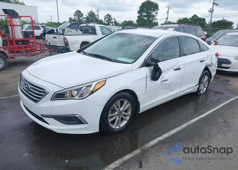 2017 Hyundai Sonata Se z USA, uszkodzony, nr VIN 5NPE24AF7HH556136